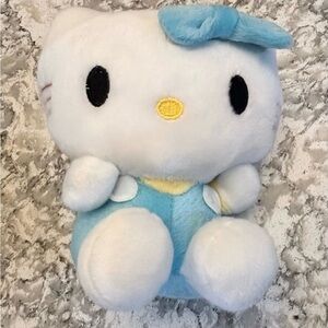 Blue and White Hello Kitty Plush